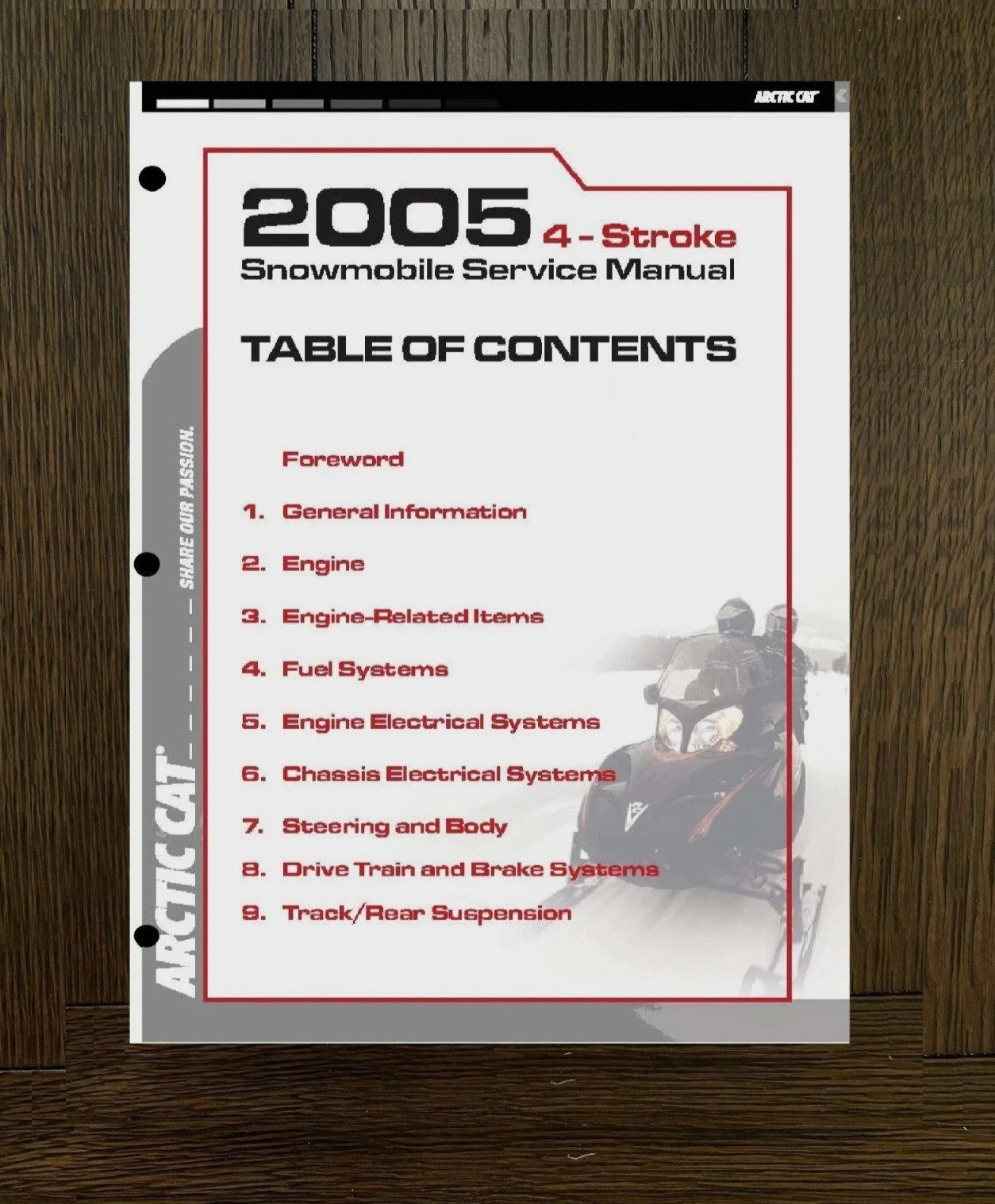 2005 SNOWMOBILES Firecat M5 ZR Z Service Manual Fits ARCTIC CAT 4-Stroke 2257154