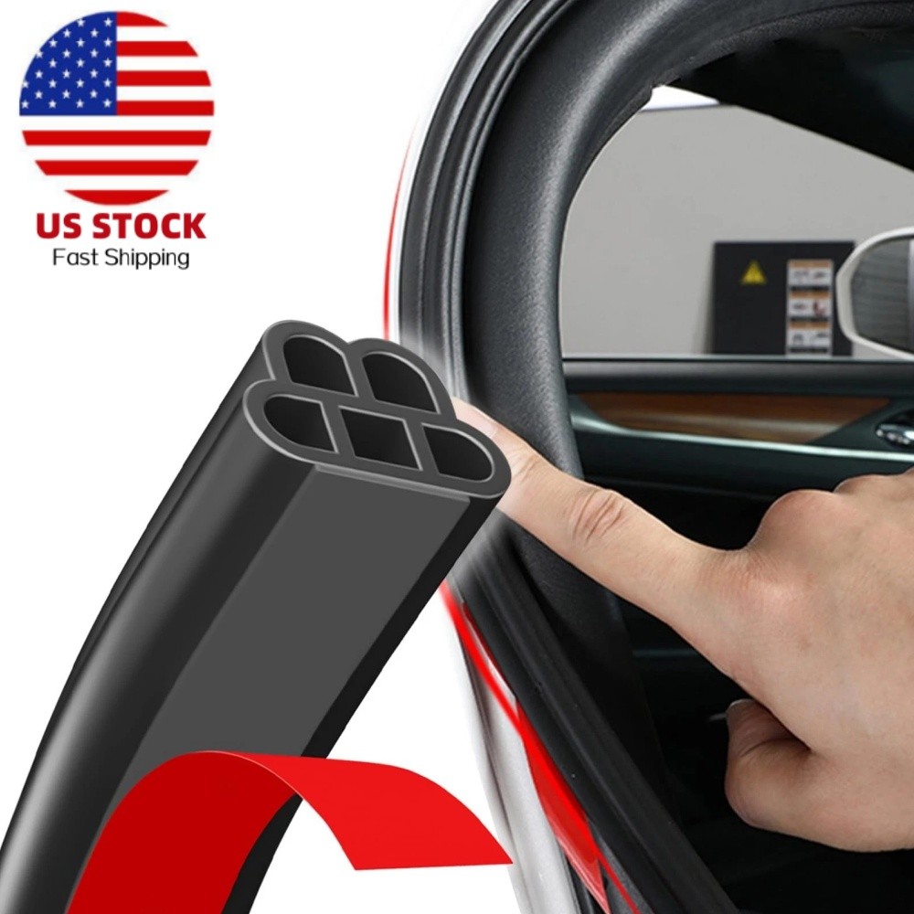 53ft Car Rubber Seal Trim Molding Door Edge Lock Protector Weather Strip 5 Holes 53ft Car Rubber Seal Trim Molding Door Edge Lock Protector Weather Strip 5 Holes