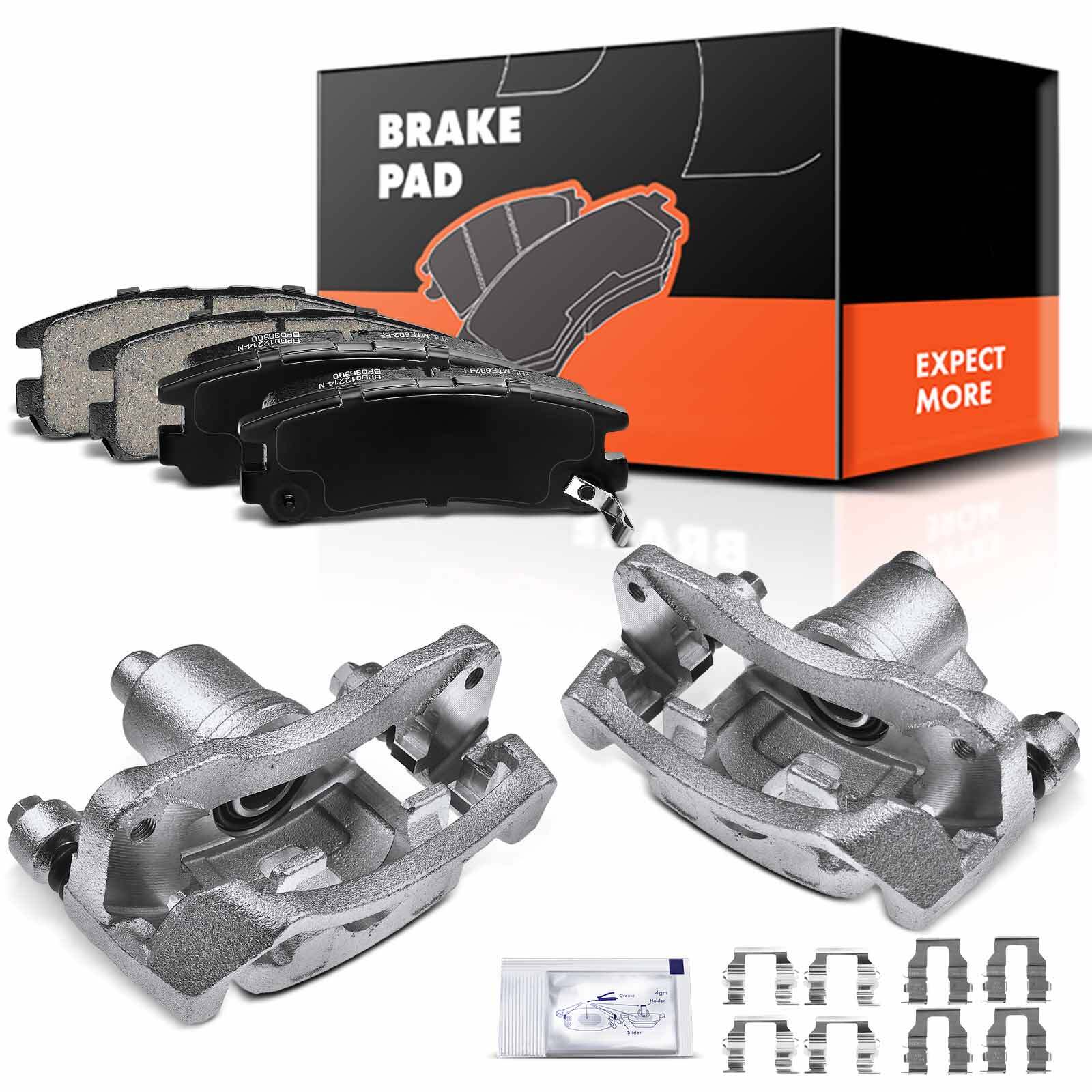 6x Disc Brake Caliper+Brake Pad for Chrysler Dodge Eagle Mitsubishi Eclipse Rear