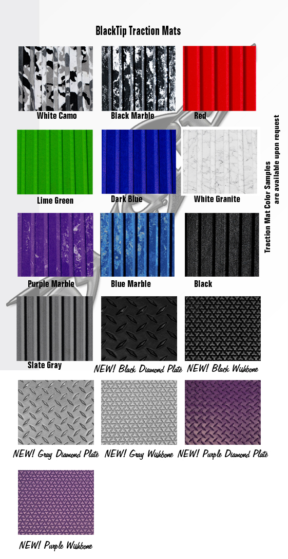 Yamaha VX 110 Deluxe Cruiser Sport VXR VXS all Blacktip traction mats 2010-14 VX