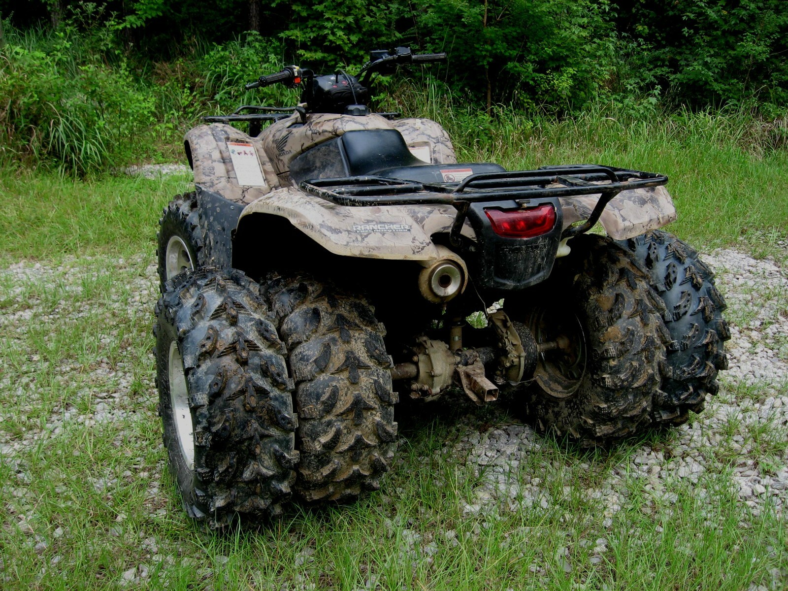 ATV Dually Adapters® - Dual Wheel Kit - Rancher, Foreman, Yamaha, Suzuki  4/110