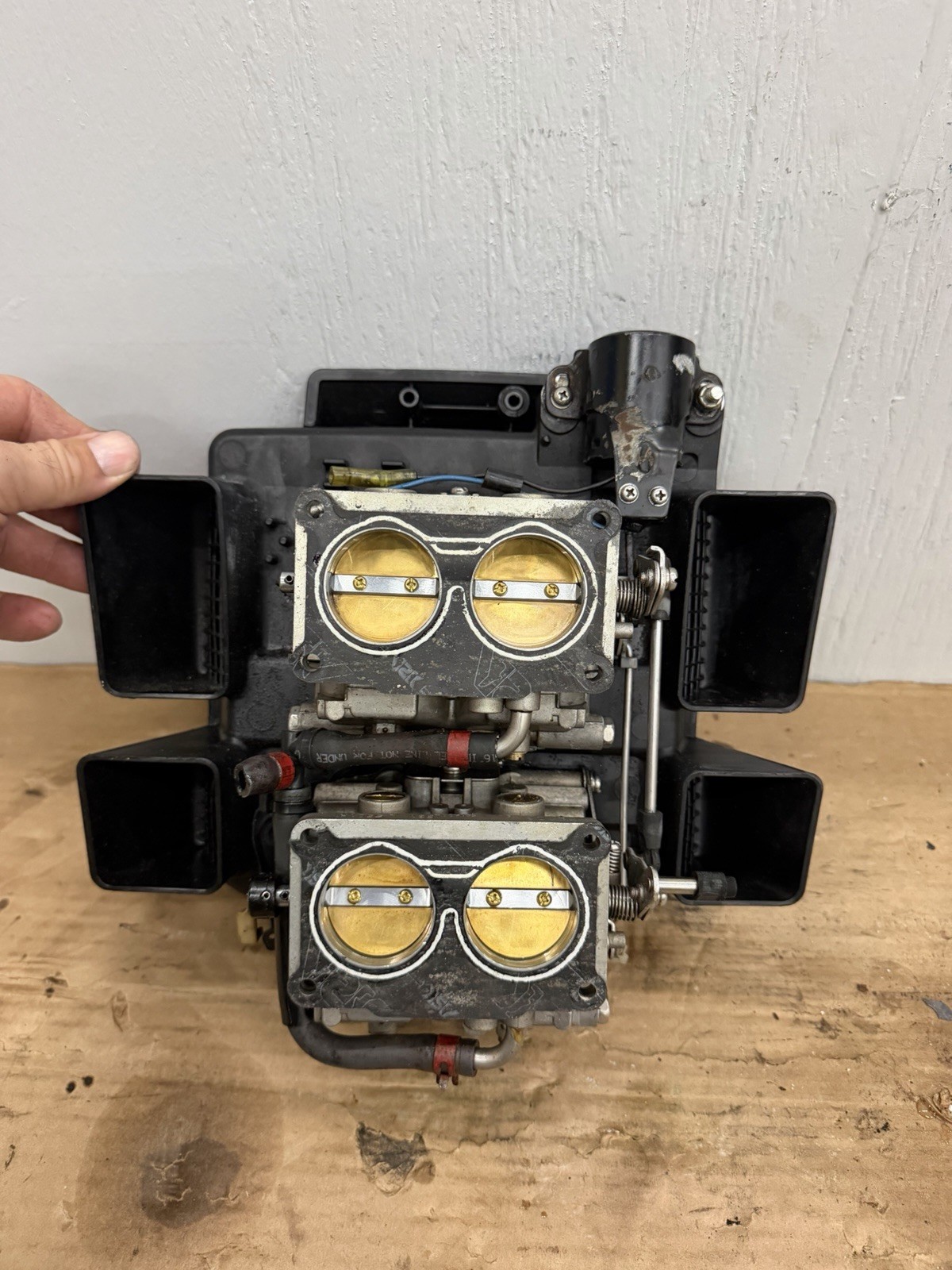 Yamaha outboard V4 115-130HP Carburetor Set Carb 6L1-14301-03-00 6L1-14302-03-00