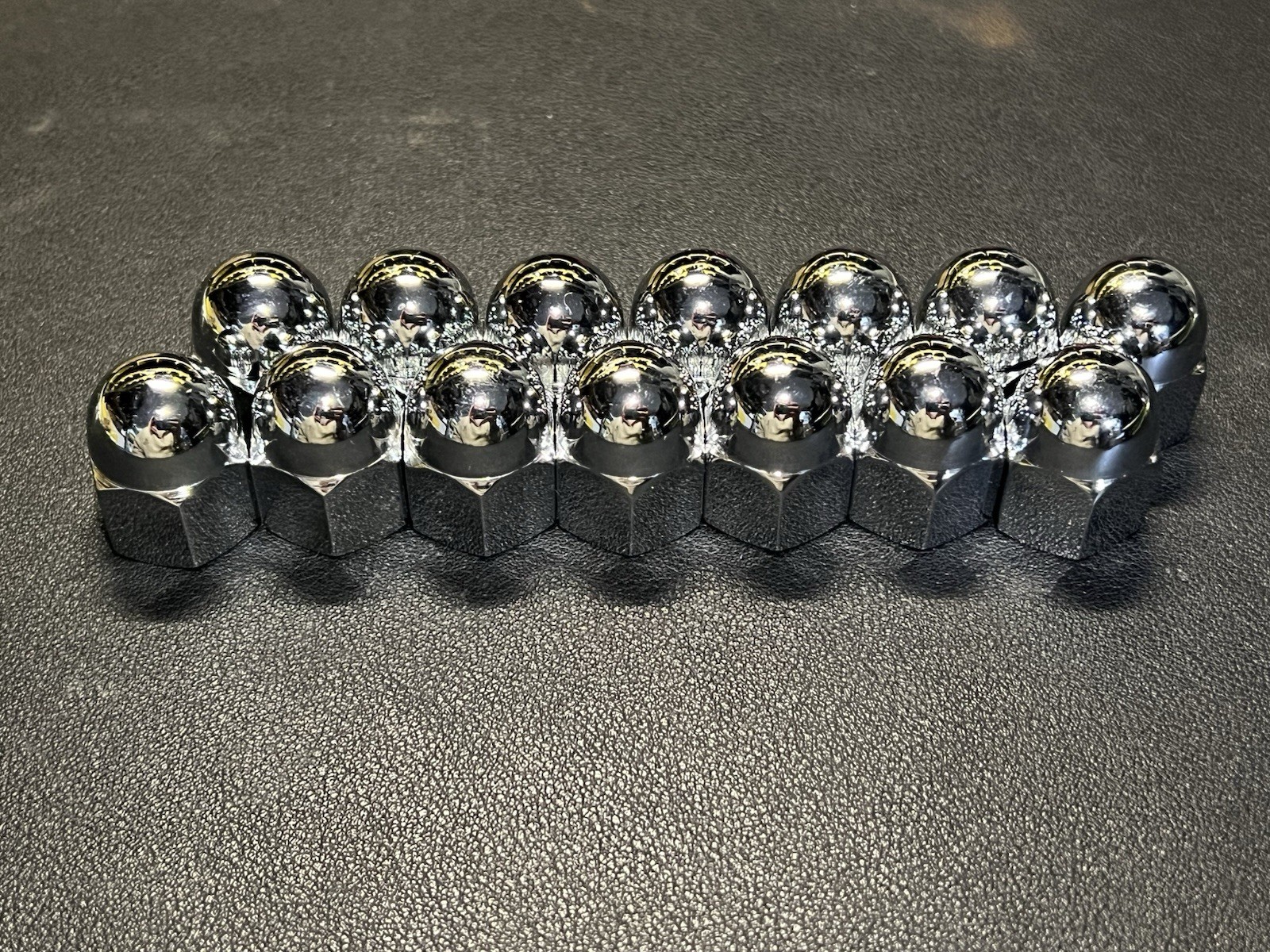 New Jaguar Daimler E-Type Mk S-Type XJ XK Chrome Engine Cylinder Head Nut C2328