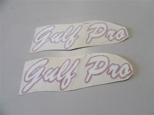 GULF PRO DECAL PAIR (2) 7 1/2 GULF PRO DECAL PAIR (2) 7 1/2