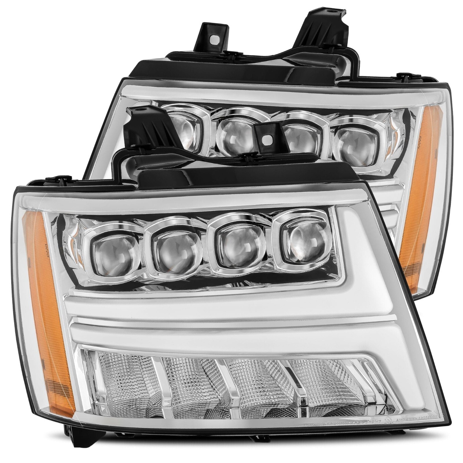 For 07-13 Chevrolet Suburban Avalanche Nova Chrome LED Headlamps Headlights For 07-13 Chevrolet Suburban Avalanche Nova Chrome LED Headlamps Headlights