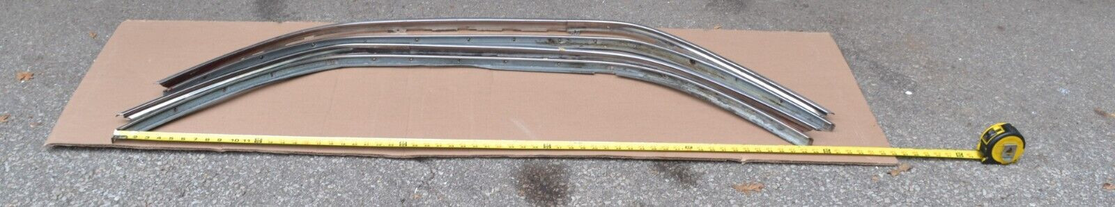 1970 to 1974 Challenger Roof Rail Moulding Weatherstrip Channel 4piece set 1970 to 1974 Challenger Roof Rail Moulding Weatherstrip Channel 4piece set