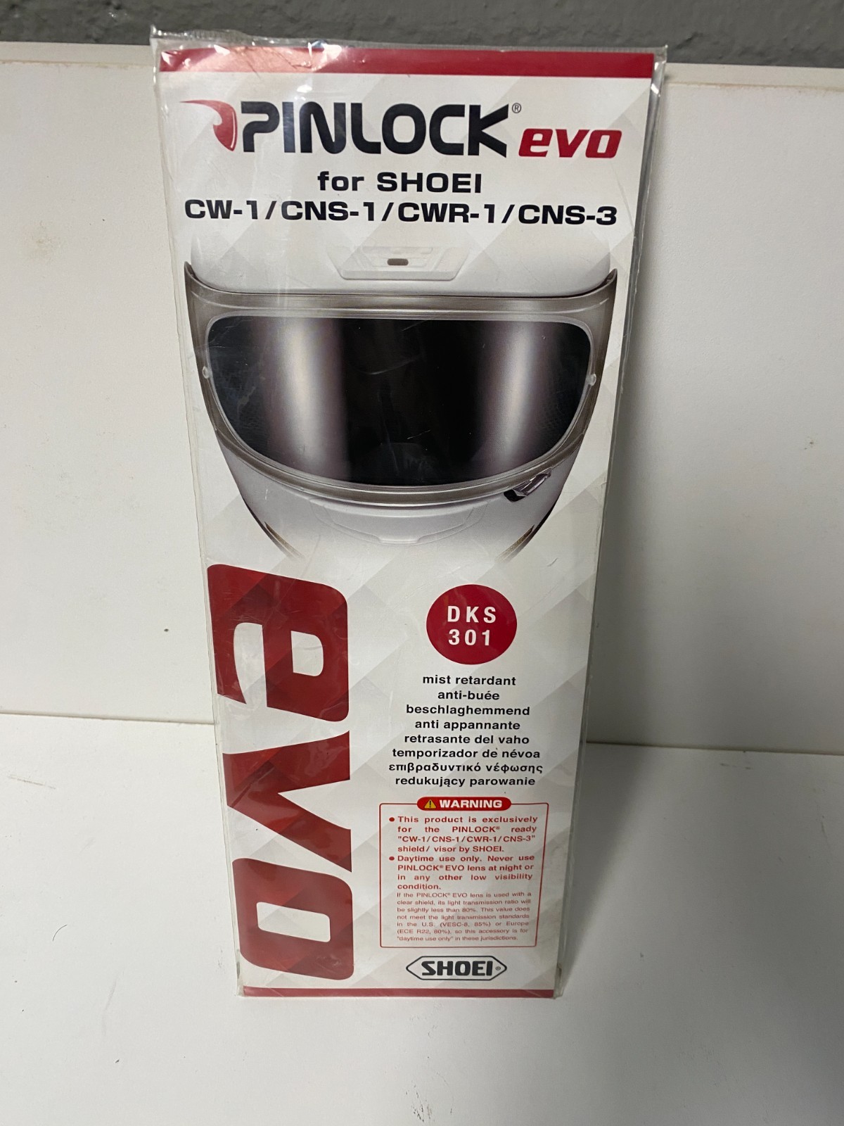 SHOEI PINLOCK EVO Insert lens CW-1/CNS-1/CW-1  Clear for Neotec II [E2]