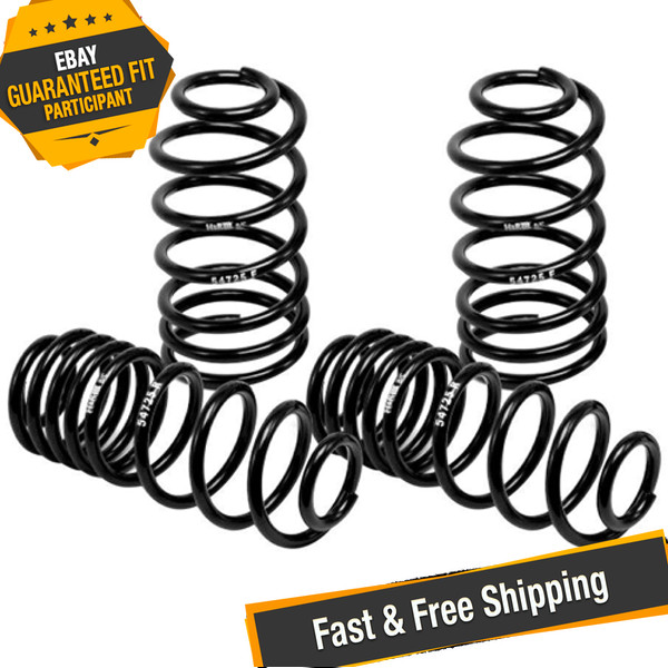 H&R 29764 Sport Front & Rear Lowering Coil Springs for 97-03 BMW 540i