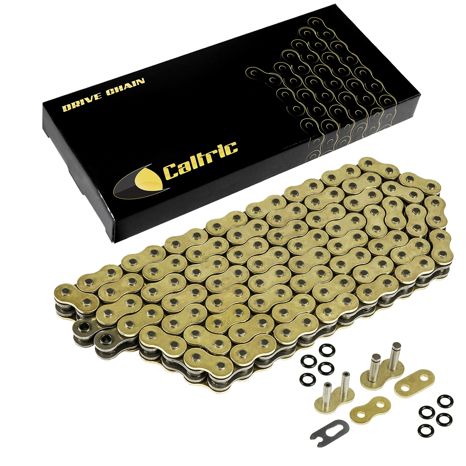 525 X 120 Links Motorcycle Atv Golden O-Ring Drive Chain 525-Pitch 120-Links 525 X 120 Links Motorcycle Atv Golden O-Ring Drive Chain 525-Pitch 120-Links