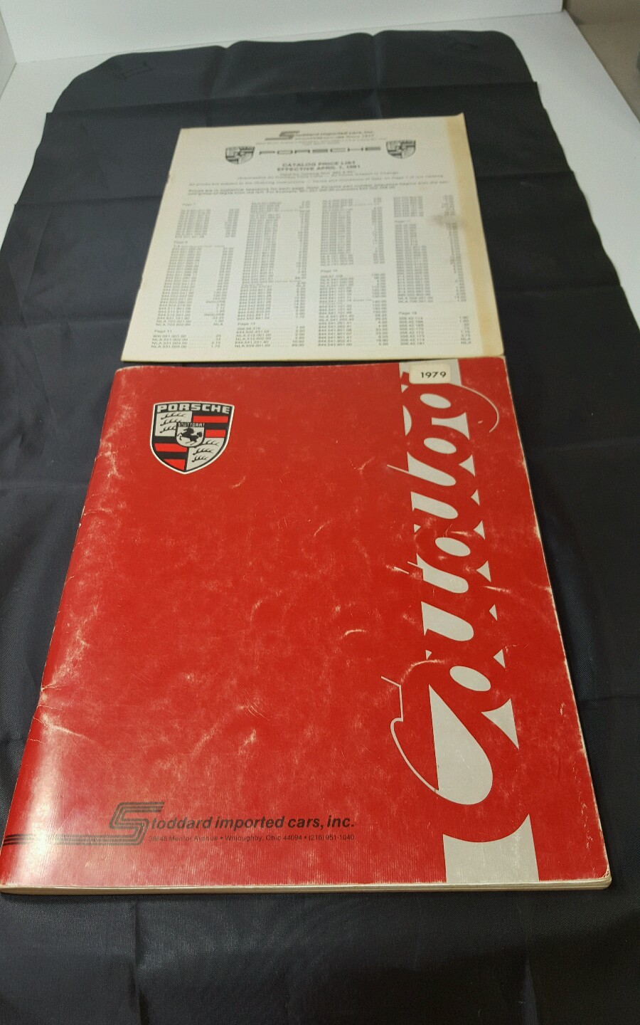 Porsche Stoddard Parts Catalog 1979 Price List Stuttgart Porsche Stoddard Parts Catalog 1979 Price List Stuttgart