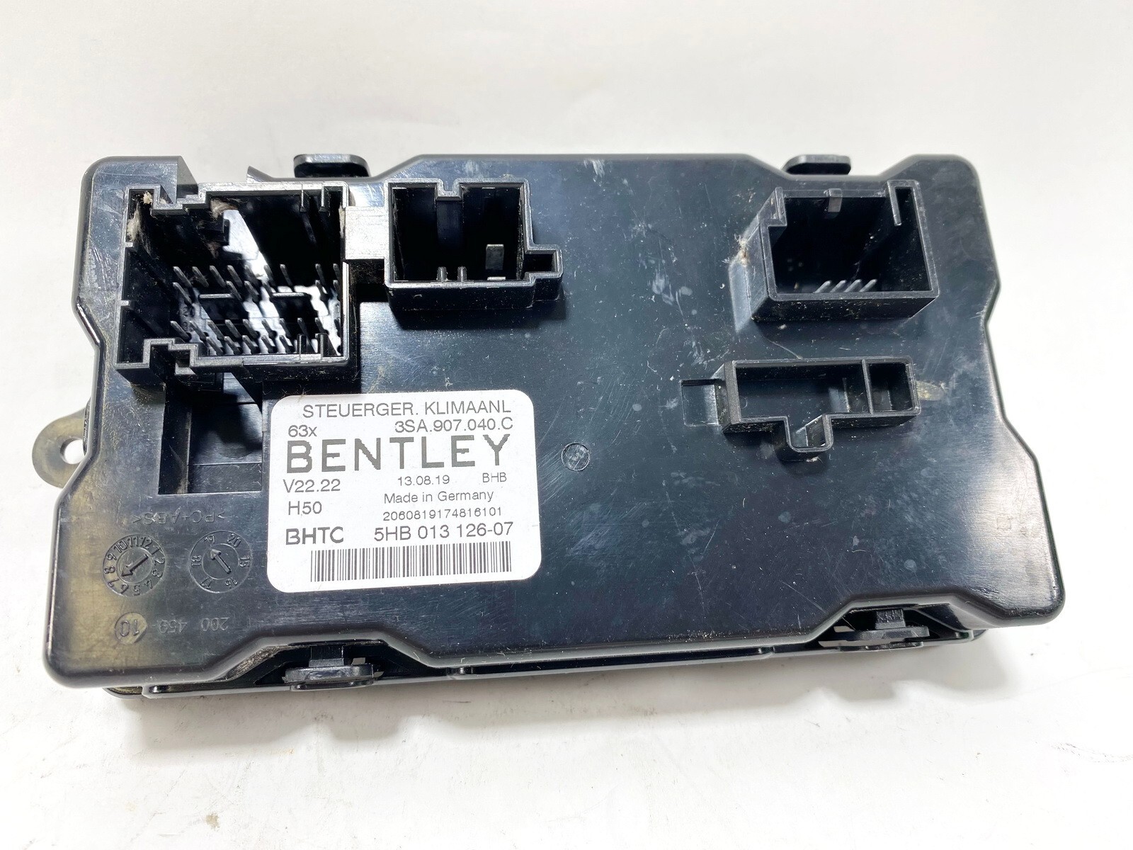 19-24 BENTLEY CONTINENTAL GT A/C AIR CONDITIONER COMPUTER CONTROL MODULE OEM