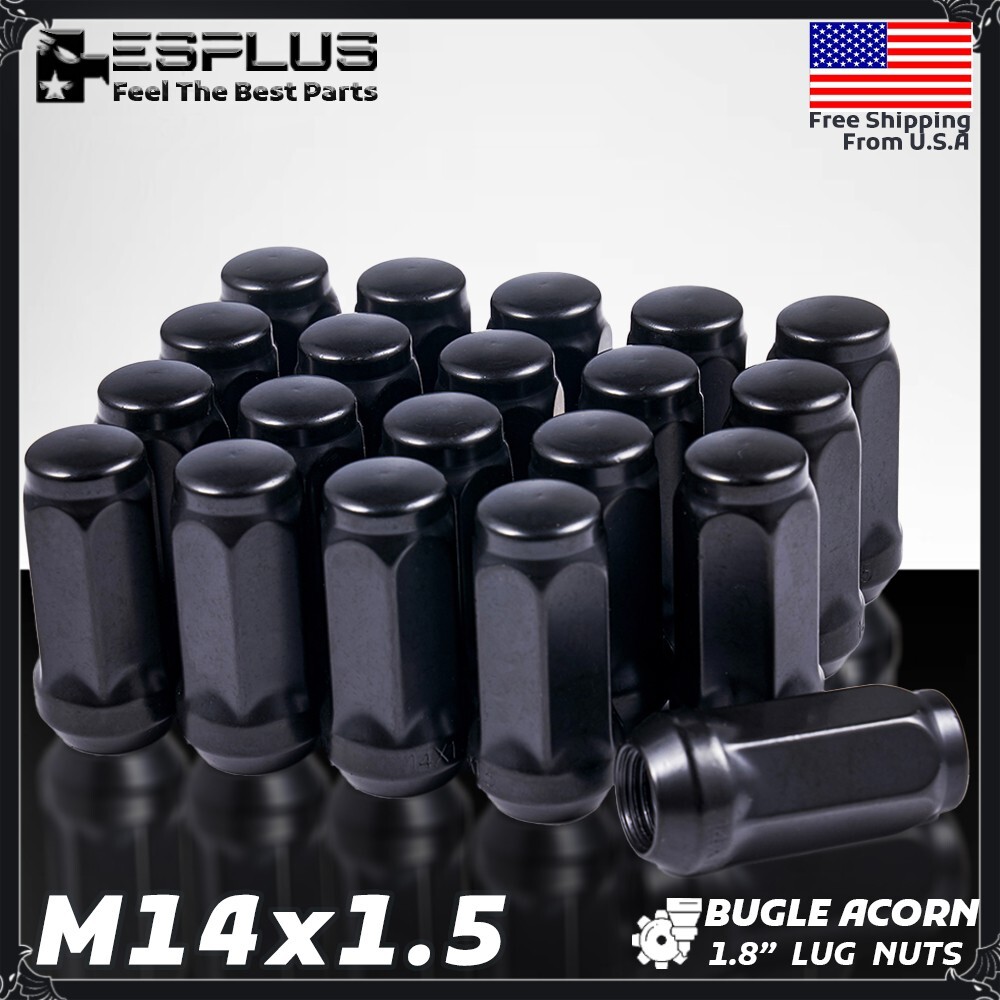 32 Pcs Black M14x1.5 1.8