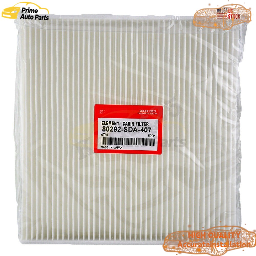 FIT 2003-2022 Honda Accord Acura Honda Cabin Air Filter 80292-SDA-407 