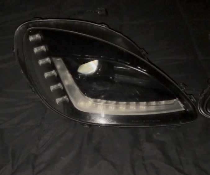 Morimoto XB Gloss Black LED Headlights for 05-13 Corvette C6 Pair LF460.2