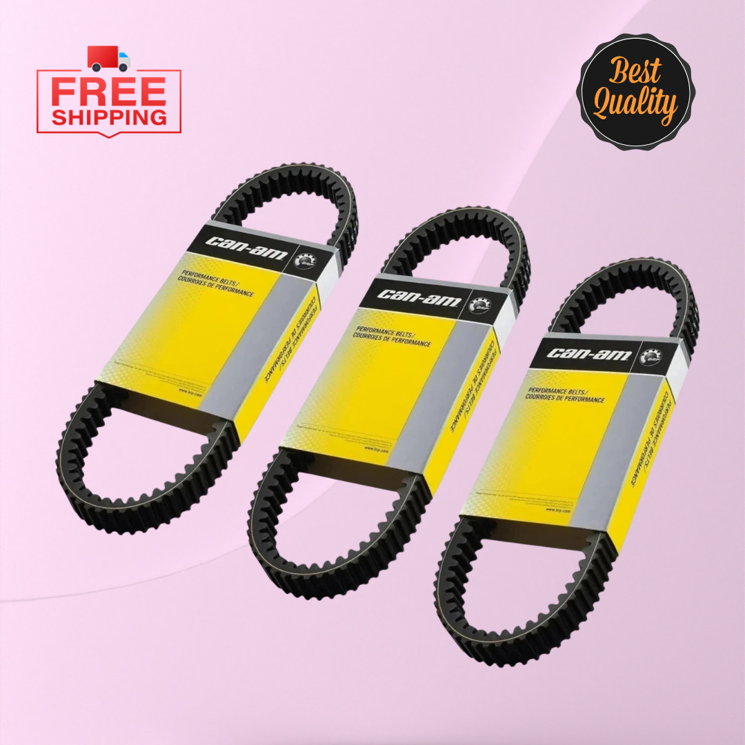 3 Packs Can-Am New OEM 100% PBO Performance Drive Belt Maverick X3, 422280652