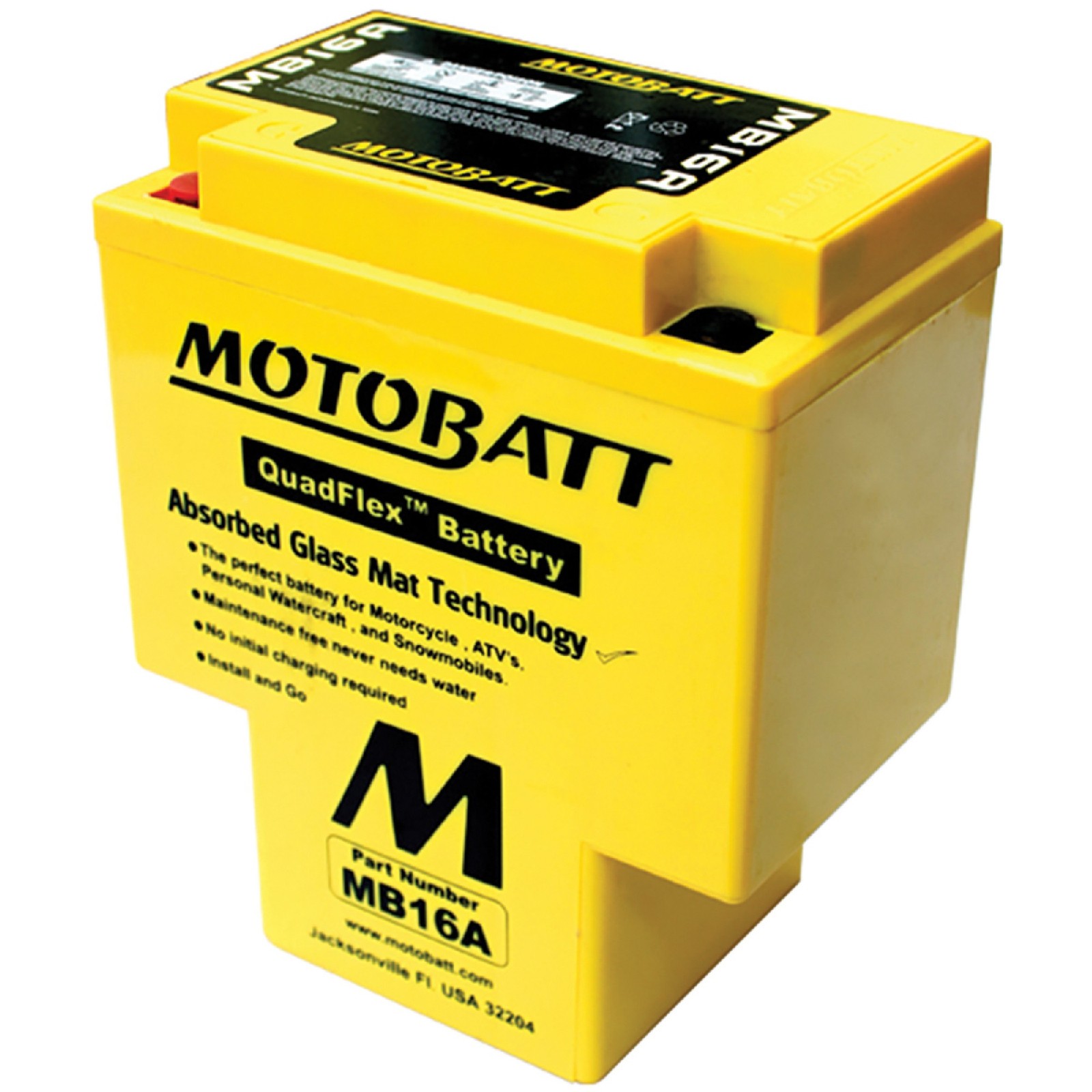 Motobatt Battery For Honda VT1100C Shadow Spirit 85-97 HYB16A-AB HYB16AA Motobatt Battery For Honda VT1100C Shadow Spirit 85-97 HYB16A-AB HYB16AA