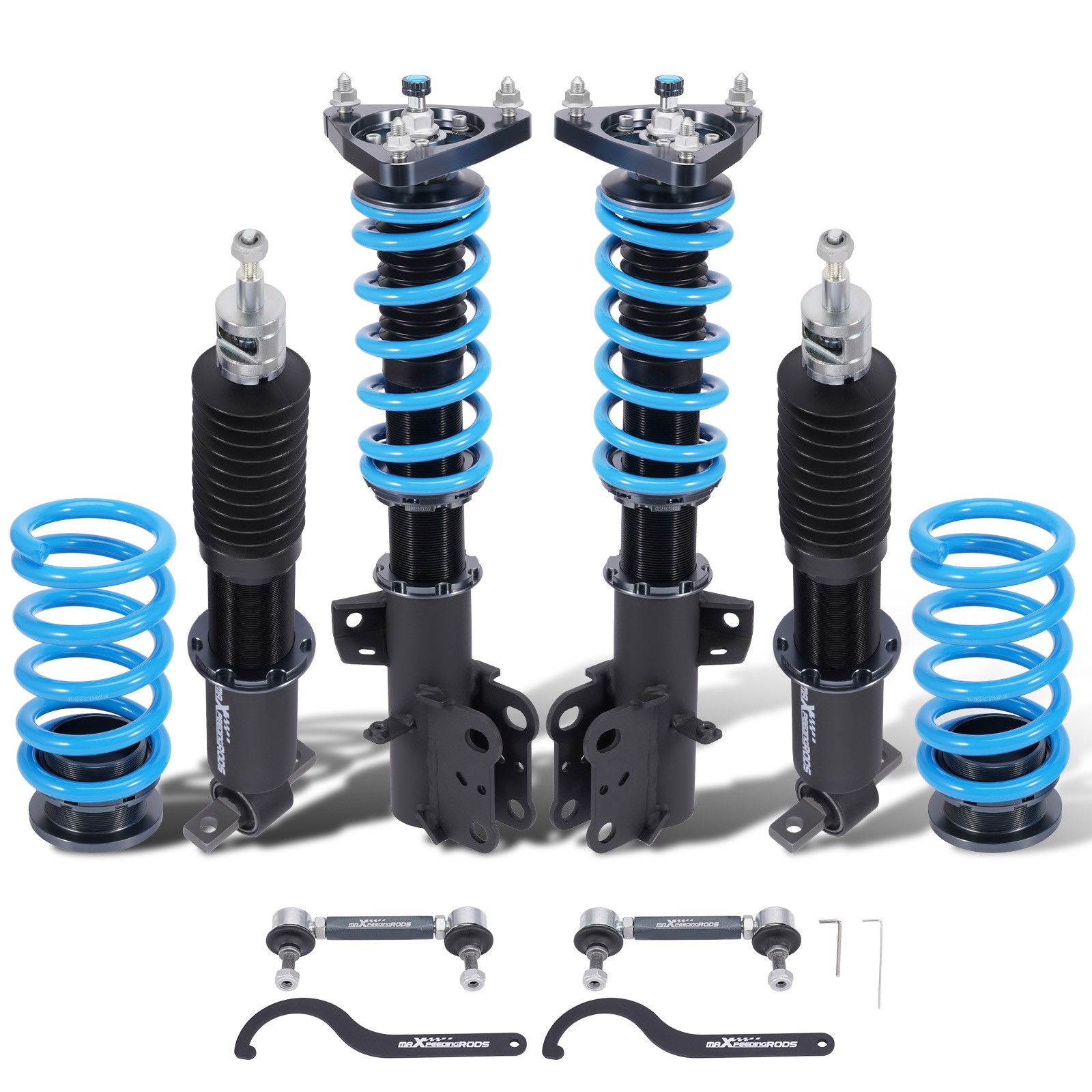 MaXpeedingrods T6 Adjustable Coilovers Lowering Kit For Ford Mustang 2015-2023