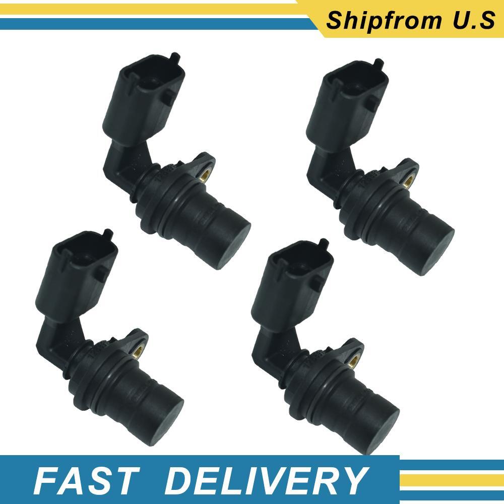 4PCS Camshaft Position Sensors 12569160 for 2004-2007 Cadillac SRX XLR STS 4.6L
