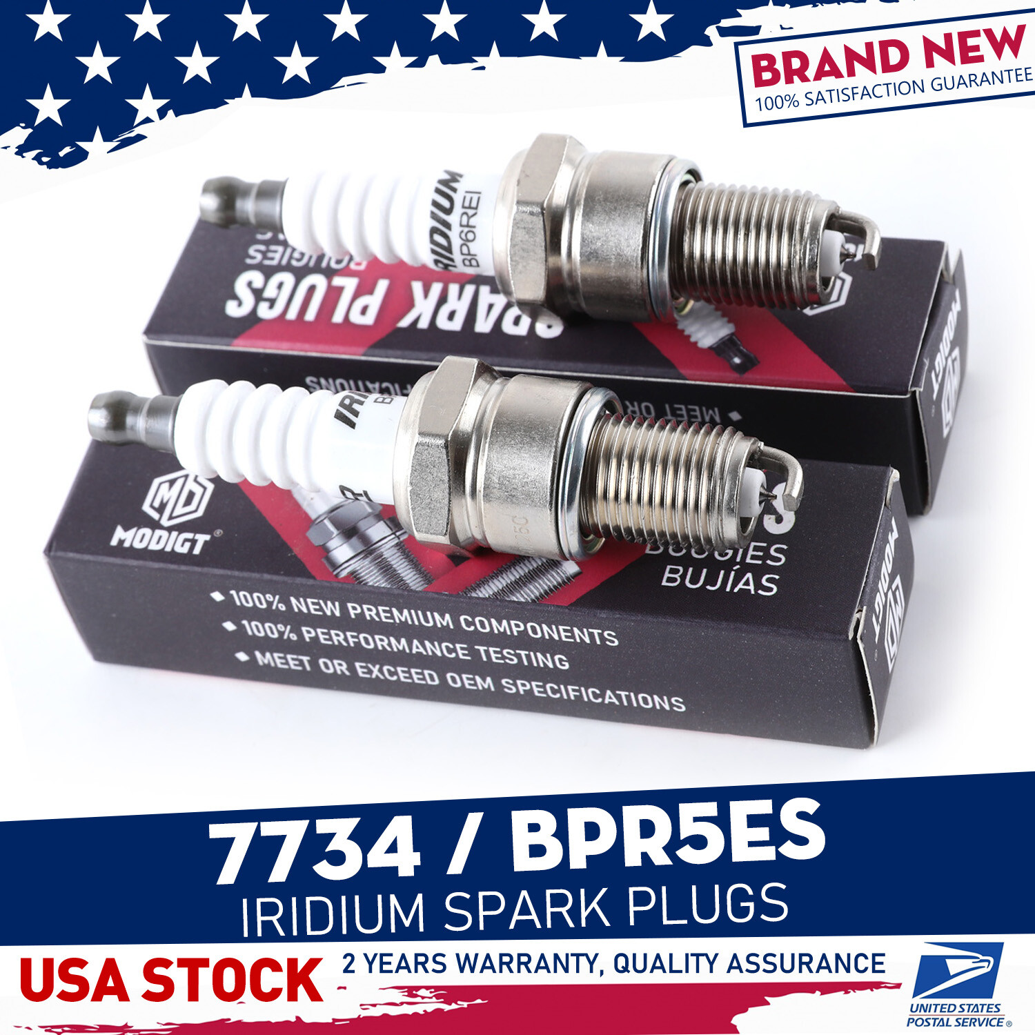 4PCS Fit For NGK For Land Rover Range Ravoer 1996-02 Iridium Spark Plug (BPR5ES)