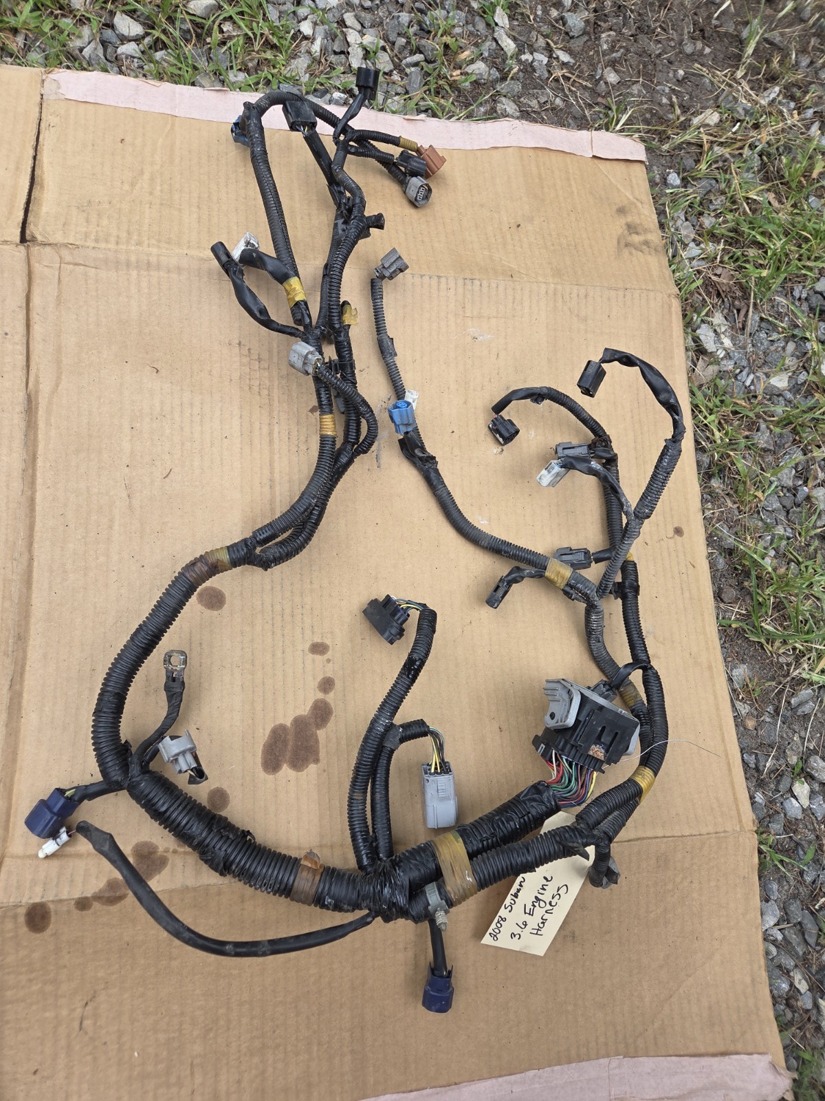 2008-2014 SUBARU TRIBECA ENGINE MOTOR ELECTRICAL WIRING HARNESS 3.6L