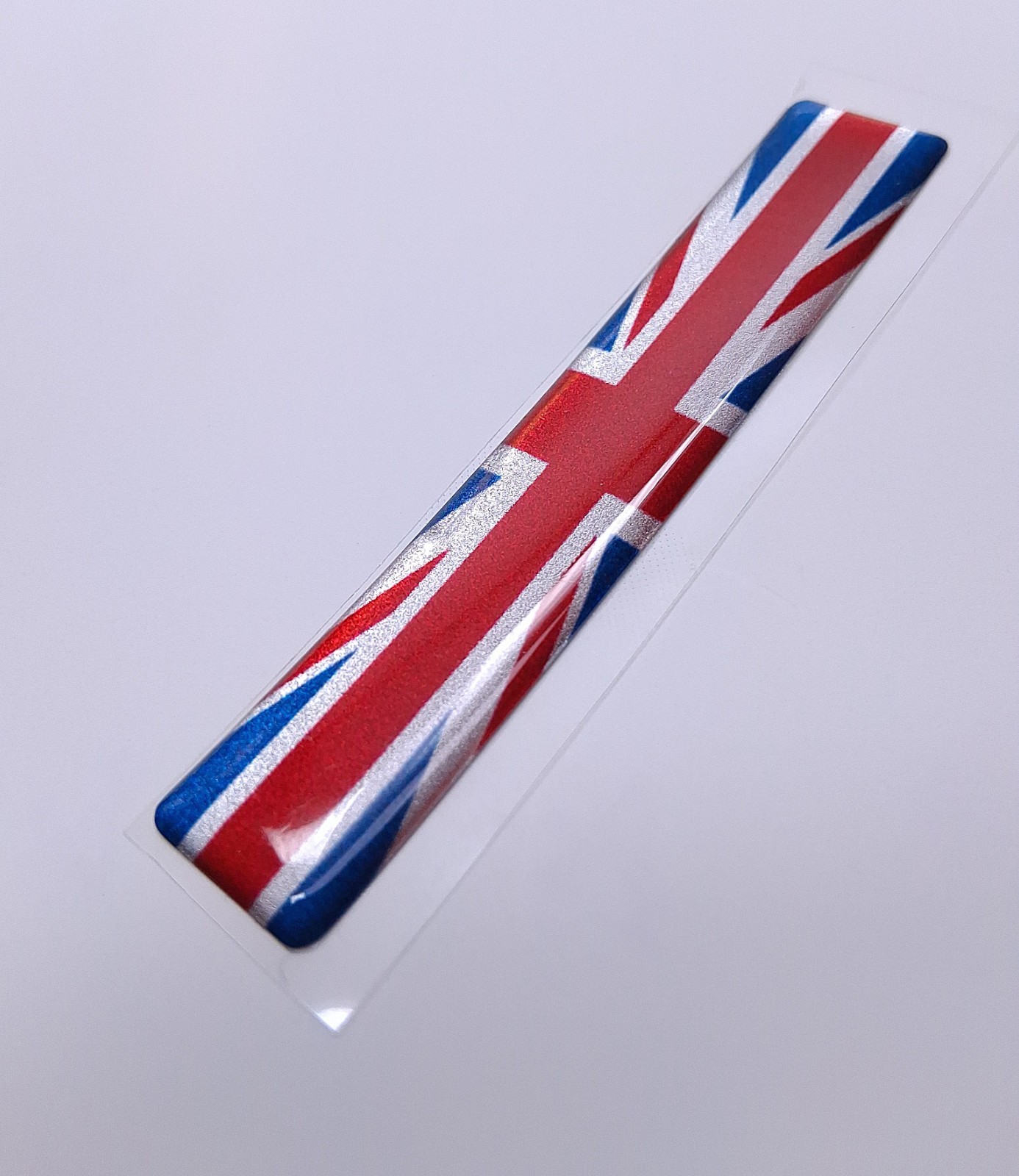 UK ENGLAND BRITISH ENGLISH FLAG 3D EPOXY CAR EMBLEM FLEXIBLE DURABLE WATERPROOF