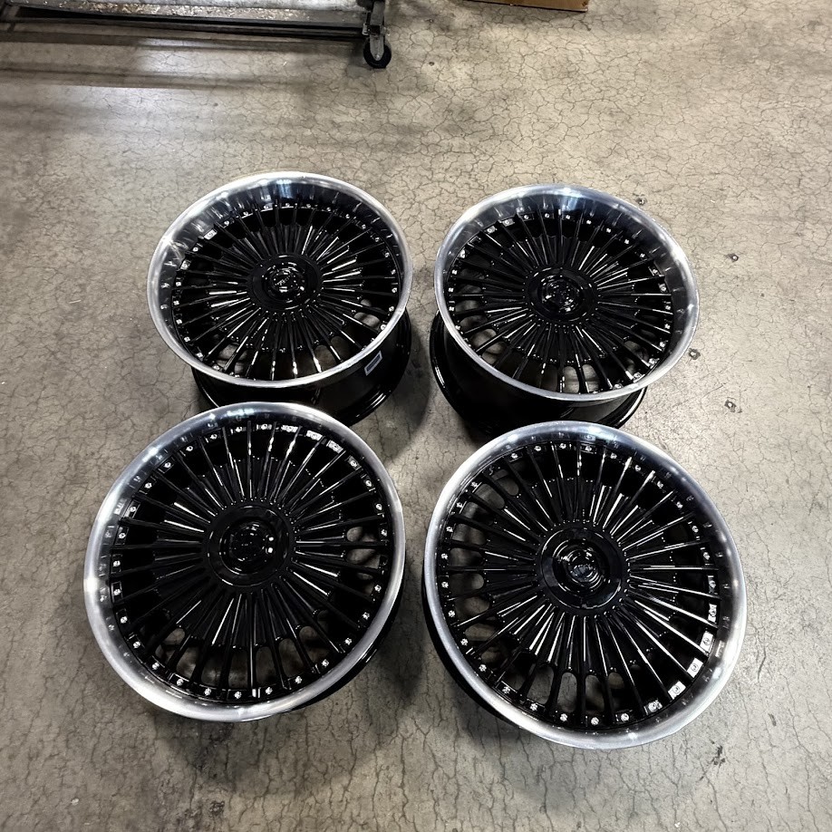 Used 20x8.5/20x10 MRR VP4 5x112 35/38 66.6 Black Machined Lip Wheels set-4 Used 20x8.5/20x10 MRR VP4 5x112 35/38 66.6 Black Machined Lip Wheels set-4