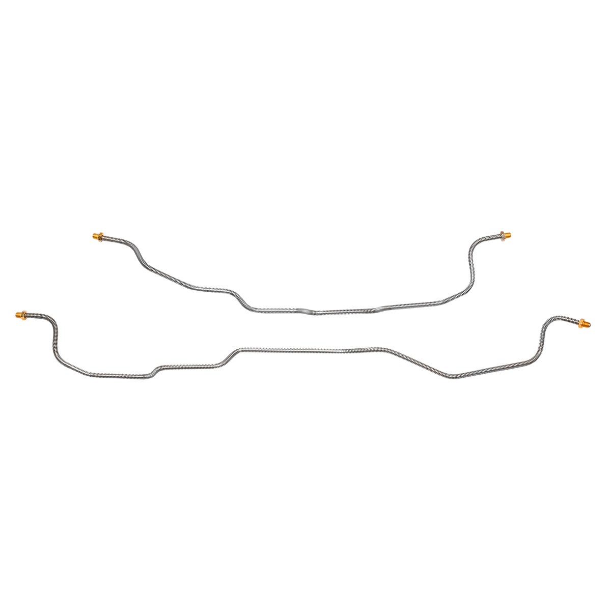 1988-94 Chevrolet GMC Truck Rear Axle Brake Lines 4wd 1/2 Ton 2pc OE