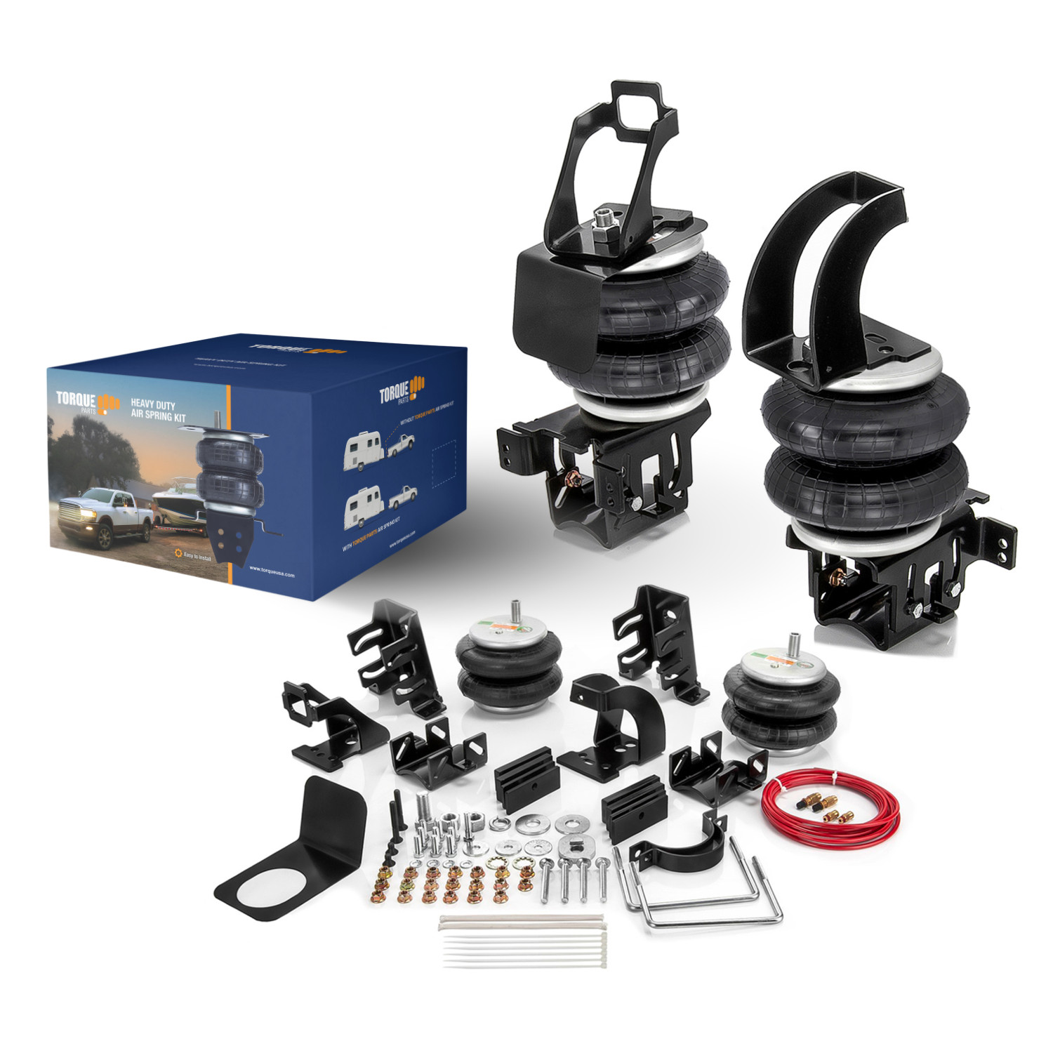 Air Suspension Kit for 2011-2016 Ford F250 F350 and 2011-2013 Ford F450 2WD/4WD