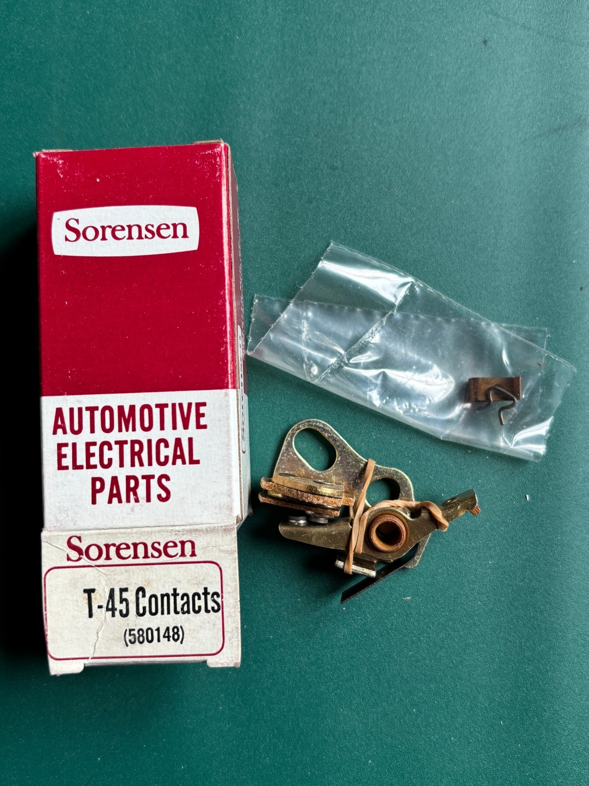 NOS Sorensen T-45 Ignition Contacts 580148 NOS Sorensen T-45 Ignition Contacts 580148