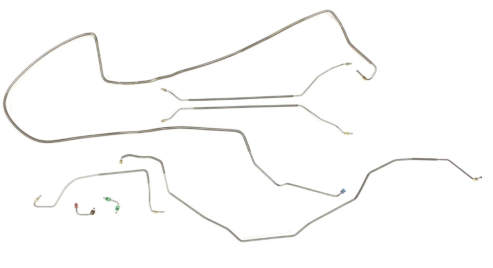 Full Car Brake Line Kit, Fits 65-68 FSC Car, Galfan Coated Steel w/ Power Disc Full Car Brake Line Kit, Fits 65-68 FSC Car, Galfan Coated Steel w/ Power Disc