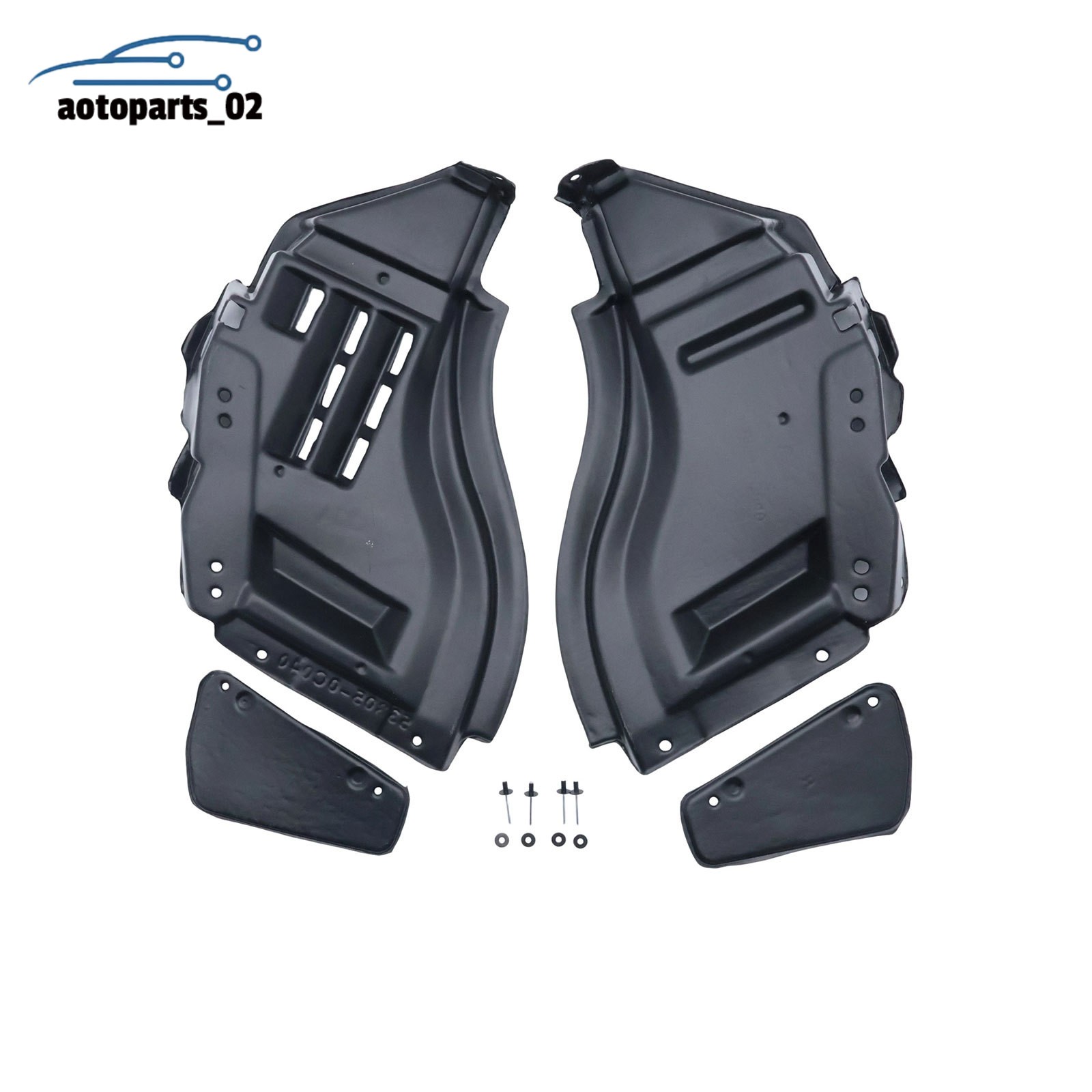 Front Fender Liner Extension Left Right Side For 2014-2021 Toyota Tundra Front Fender Liner Extension Left Right Side For 2014-2021 Toyota Tundra