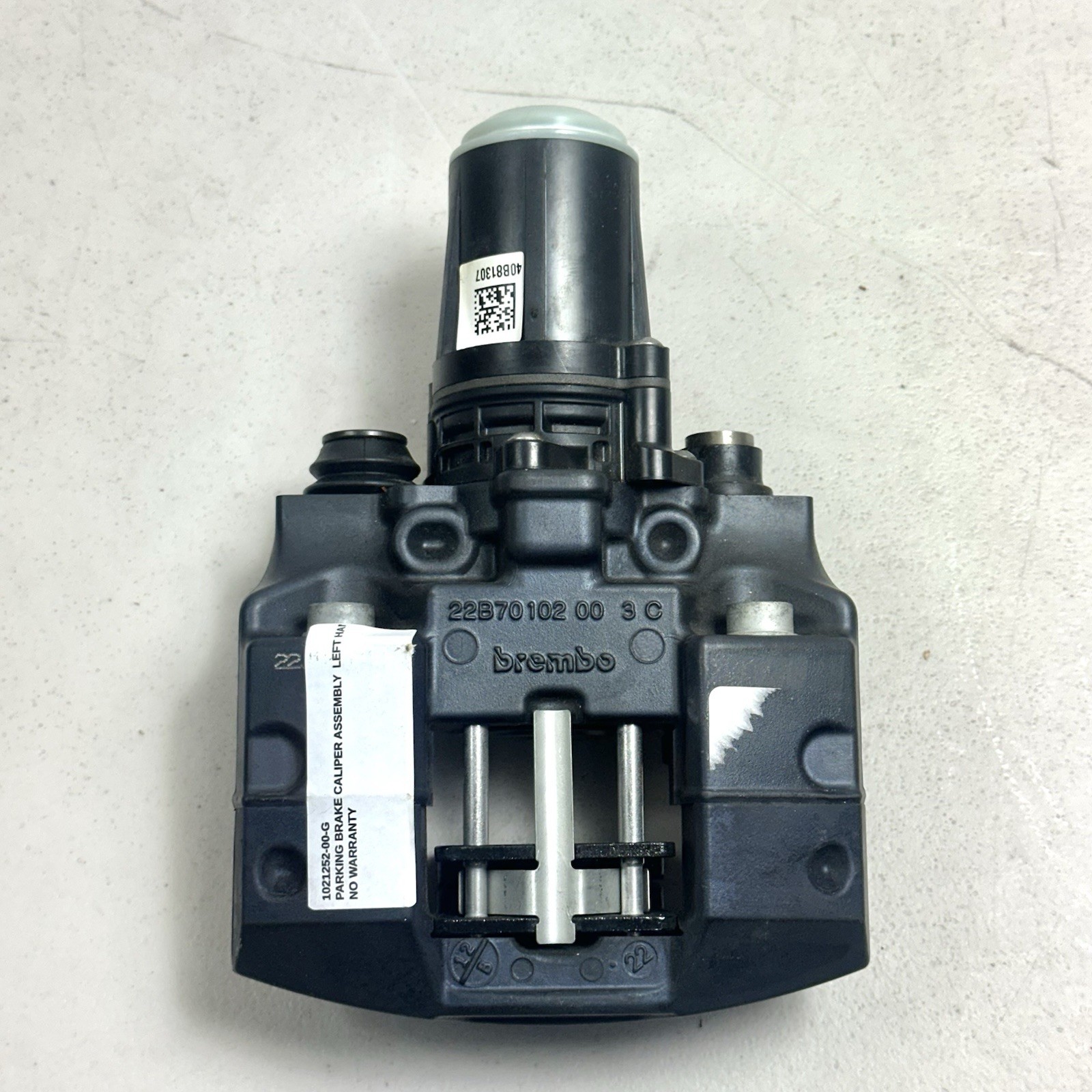 New Genuine OEM 12-21 Tesla S & X Rear Left Parking Brake Caliper 1021252-00-G