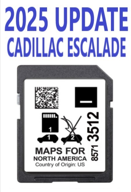 LATEST 2025 CADILLAC ESCALADE 2021-2024 MAP UPDATE Navigation SD Card 85713512 LATEST 2025 CADILLAC ESCALADE 2021-2024 MAP UPDATE Navigation SD Card 85713512