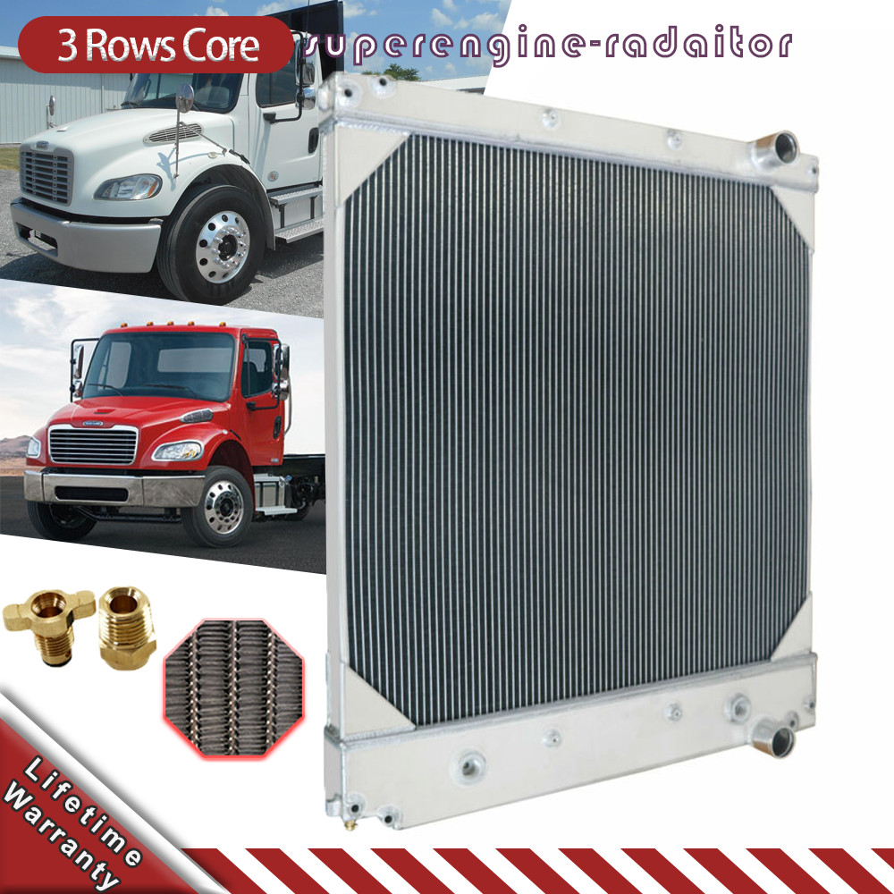 3-Row Aluminum Radiator For 2008-2014 Freightliner Truck M2 106 Business Class