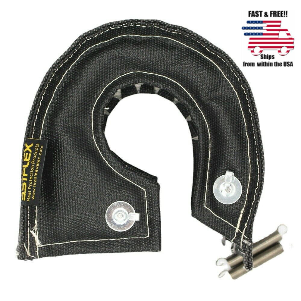 BLACK Turbo Heat Shield Blanket Fiber Cover for GT25 GT28 TD04 TD05 16G 18G T3