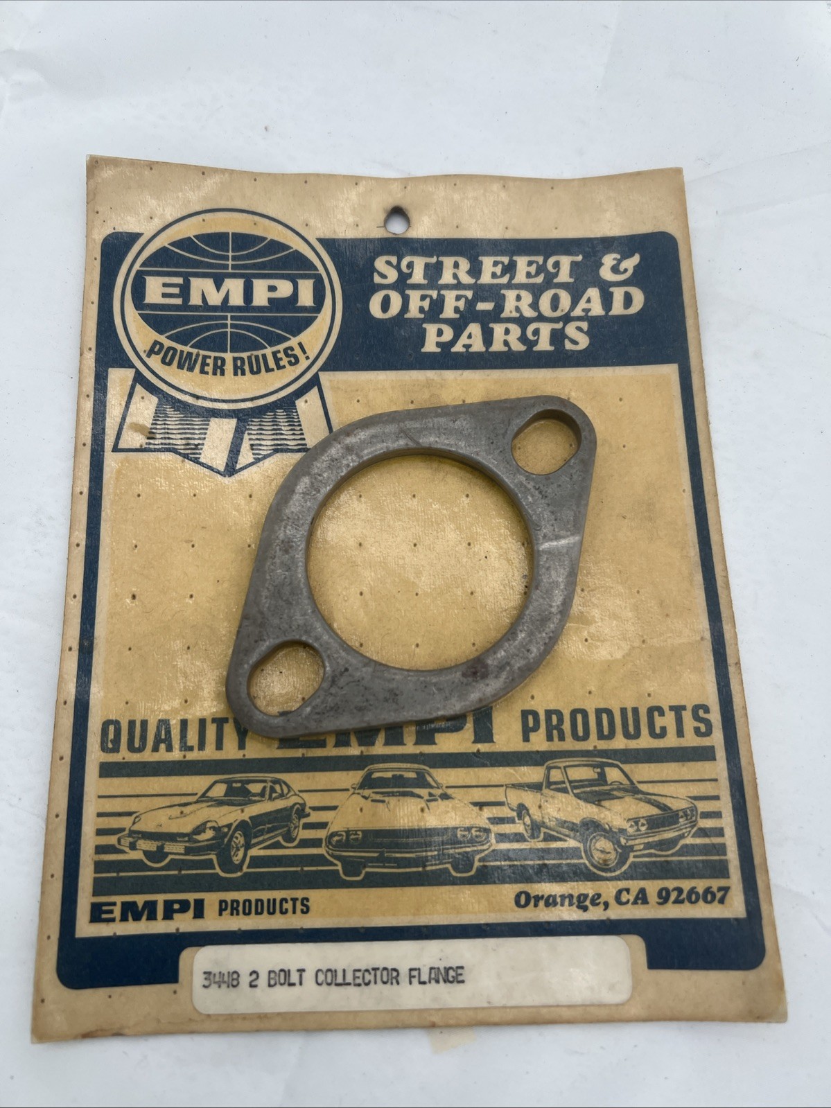 EMPI Steel Exhaust Port 2 Bolt Collector Flange 3448