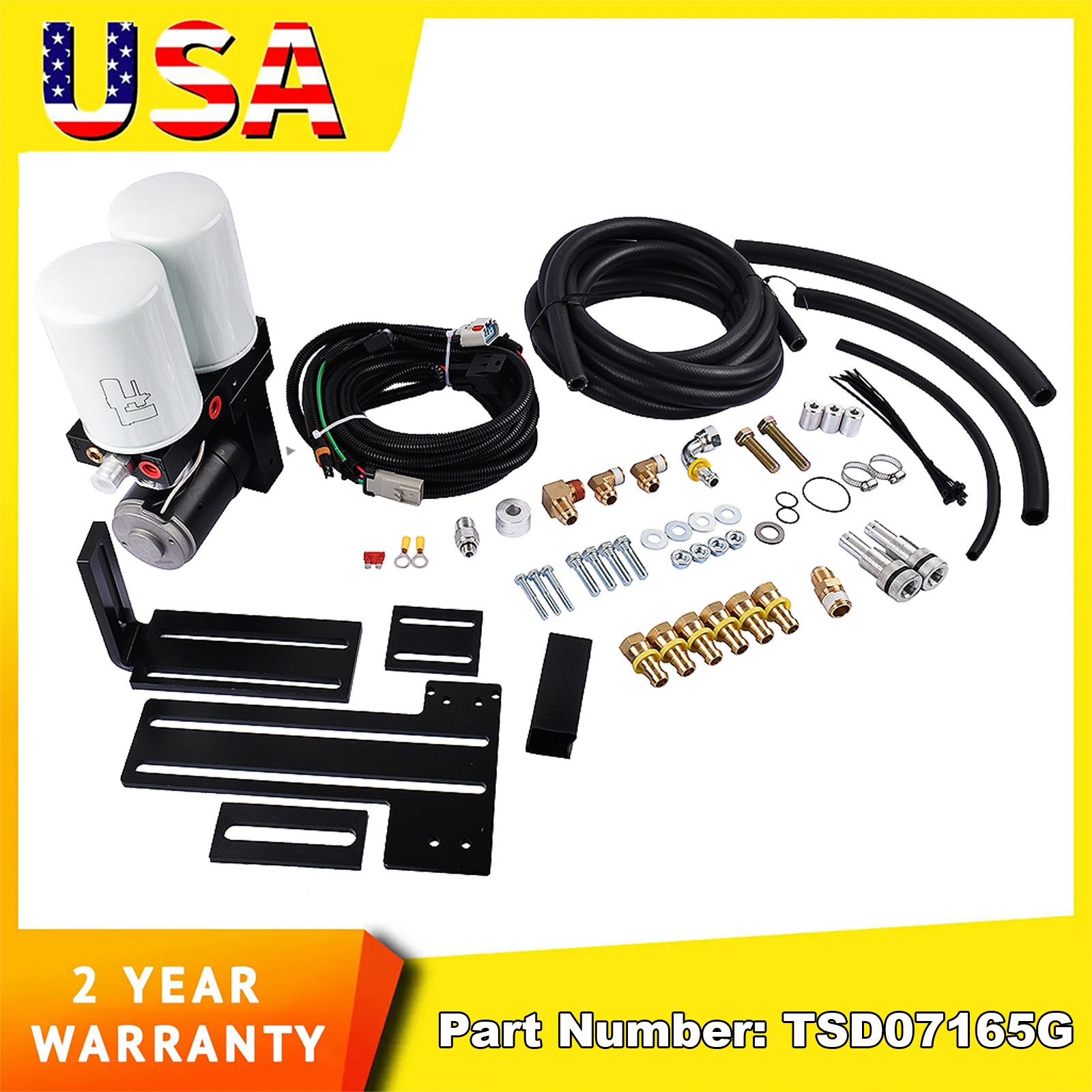 165GPH Fuel Lift Pump for 05-18 Dodge Ram Cummins Diesel 5.9 6.7L TSD07165G