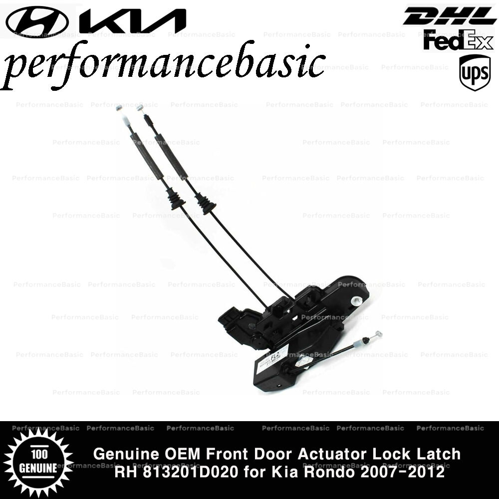 Genuine OEM Front Door Actuator Lock Latch RH 813201D020 for Kia Rondo 2007-2012
