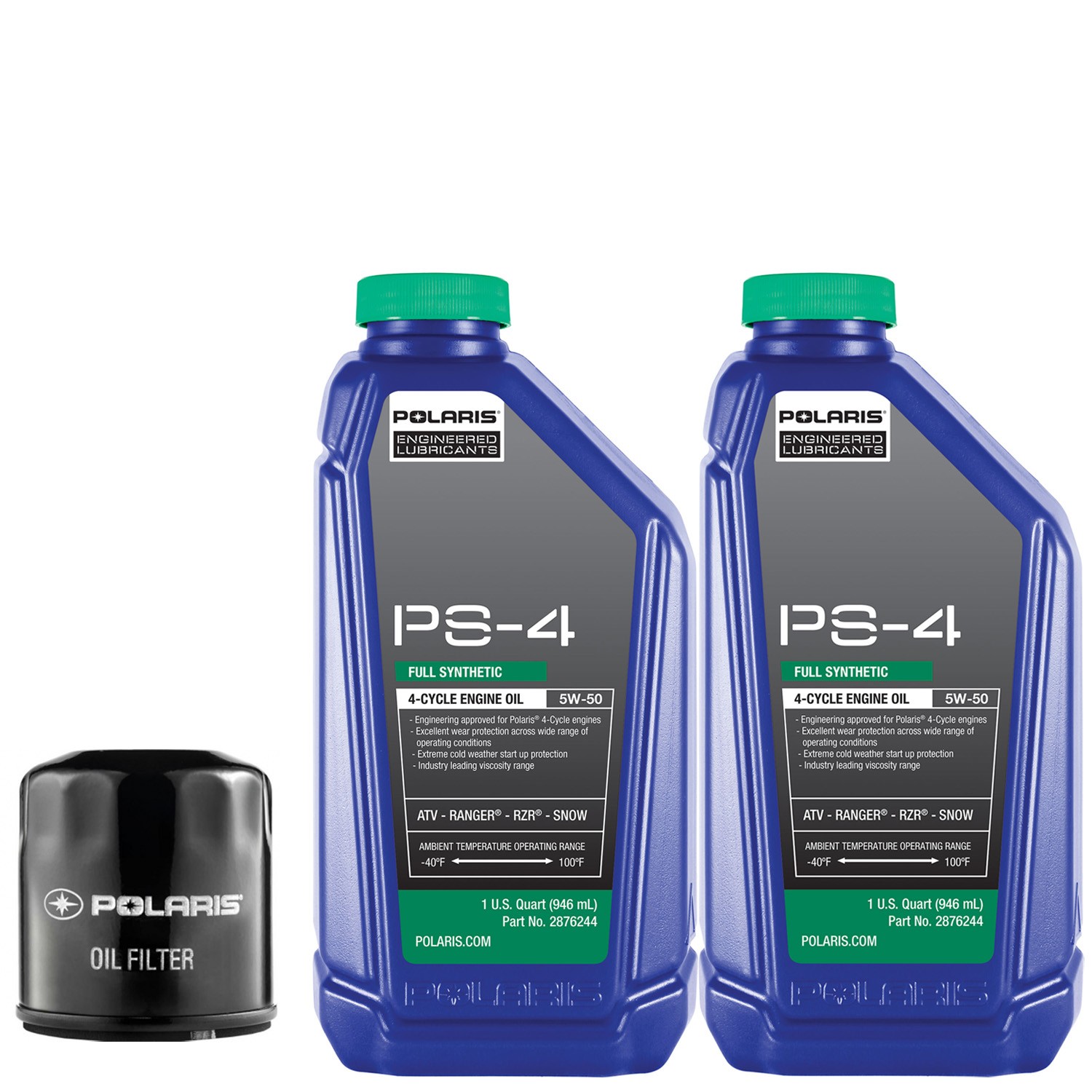 Polaris New OEM ATV/UTV Oil Change Kit, Sportsman Ranger, 2520799+2876244x2 Polaris New OEM ATV/UTV Oil Change Kit, Sportsman Ranger, 2520799+2876244x2