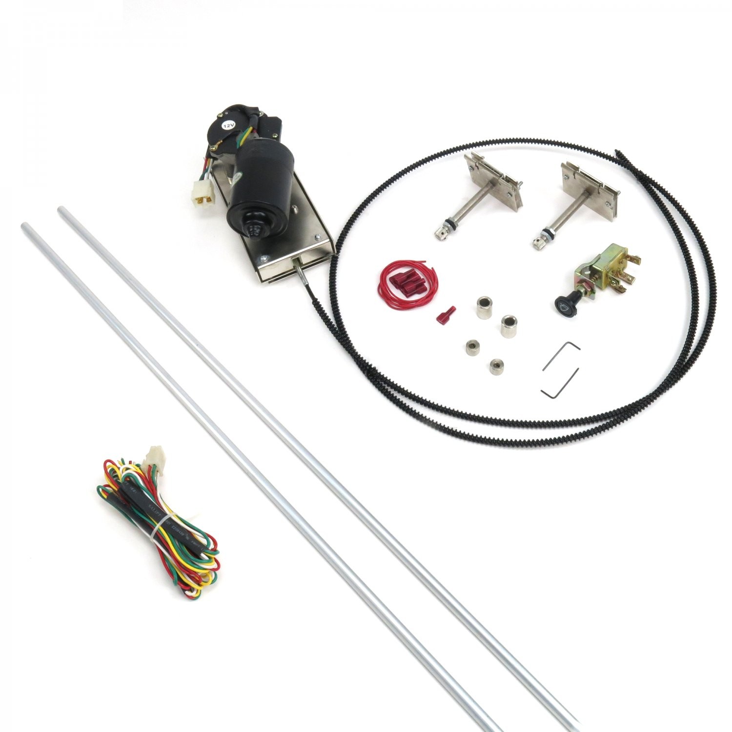 1960-72 Chevy GMC C10 K5 Suburban Retrofit Windshield Wiper & Harness Kit Low-Hi