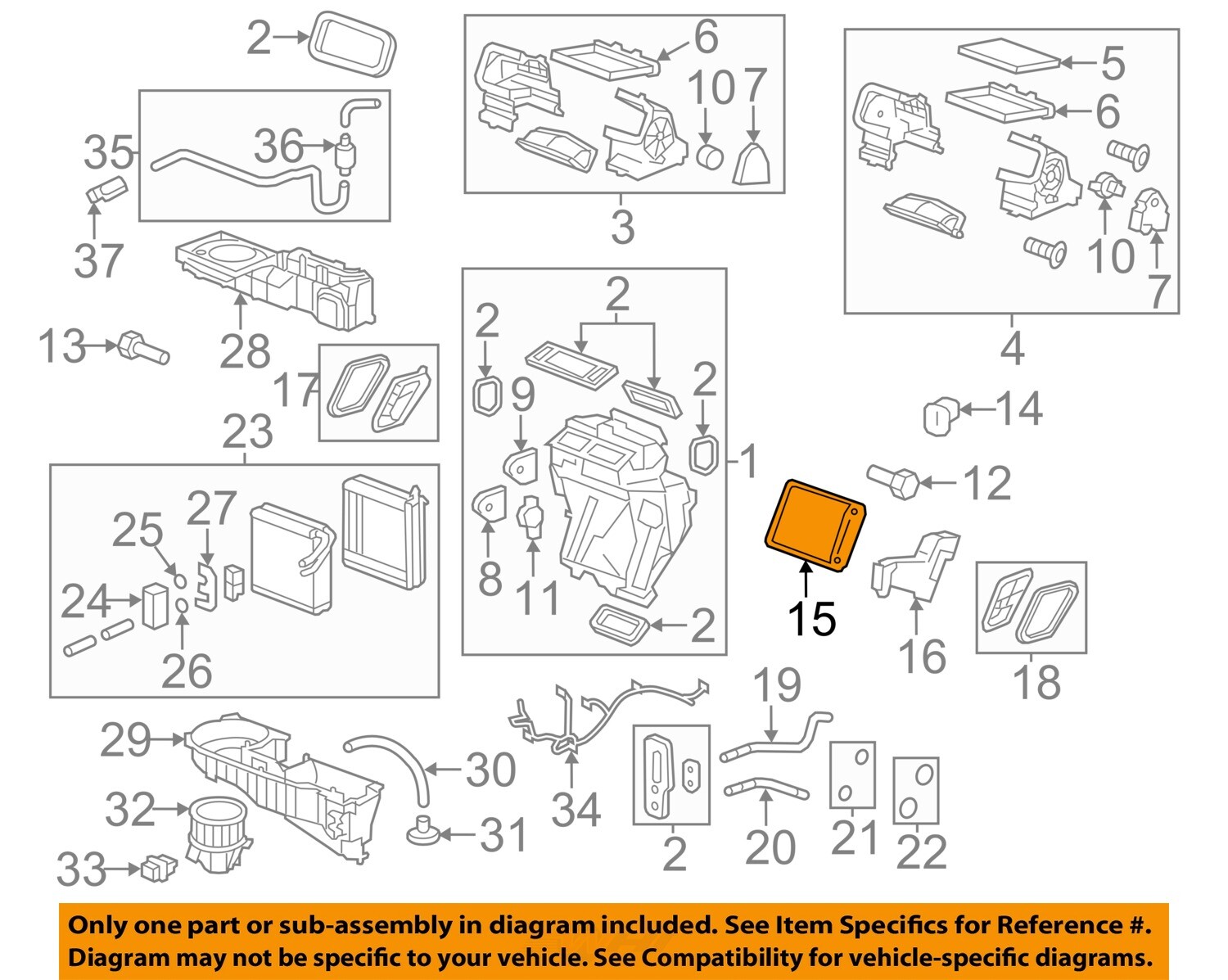 GM OEM-Hvac Heater Core 22961456