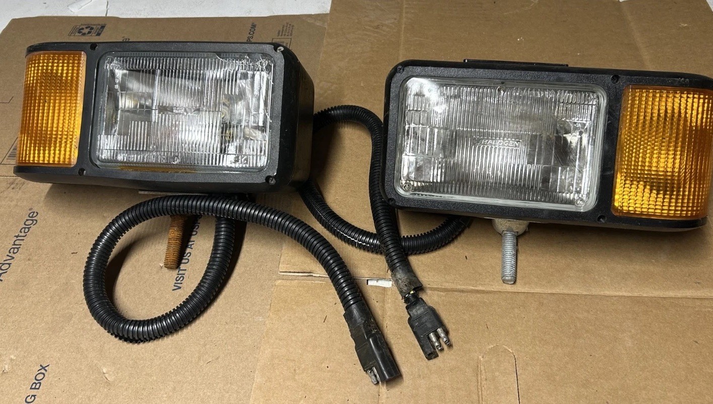 Truck Lite ATL The Tuff One Snow Plow Headlights Pair 80800 Western Meyer Fisher