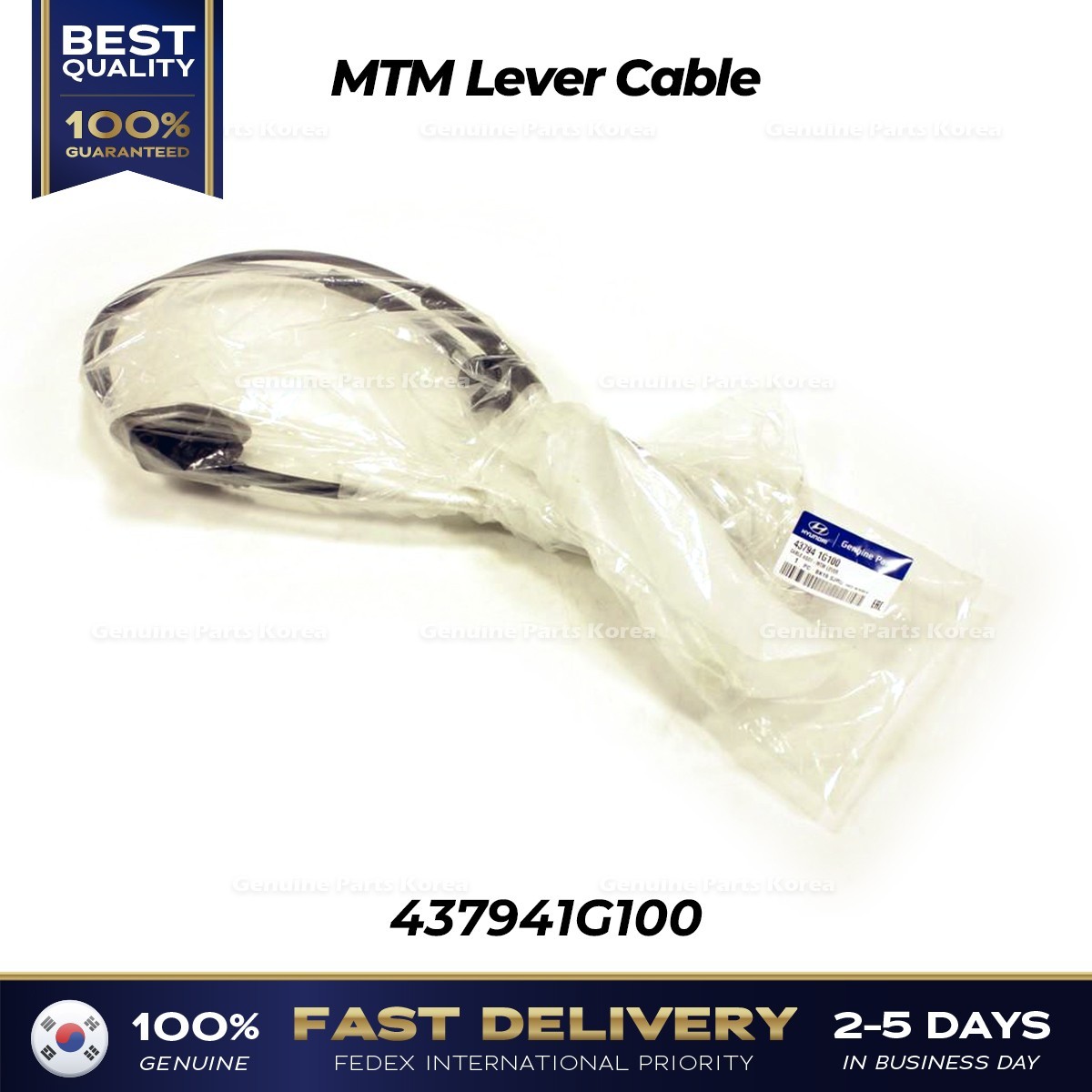 ⭐Genuine⭐ MTM Lever Cable 437941G100 for Kia Rio
