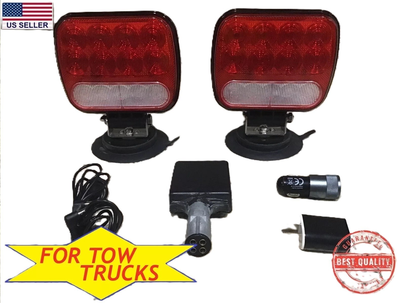 Wireless towing lights for tow trucks Wireless towing lights for tow trucks