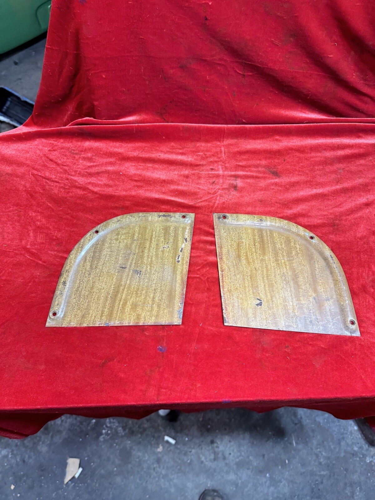 1949 1950 1951 1952 Chevrolet Station Wagon Interior Quarter Access Cover Panels