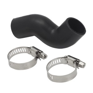 Cooling System Replacement Hose + Clamp For Mercury HOSE-MOLDED 8M0039077 Rubber