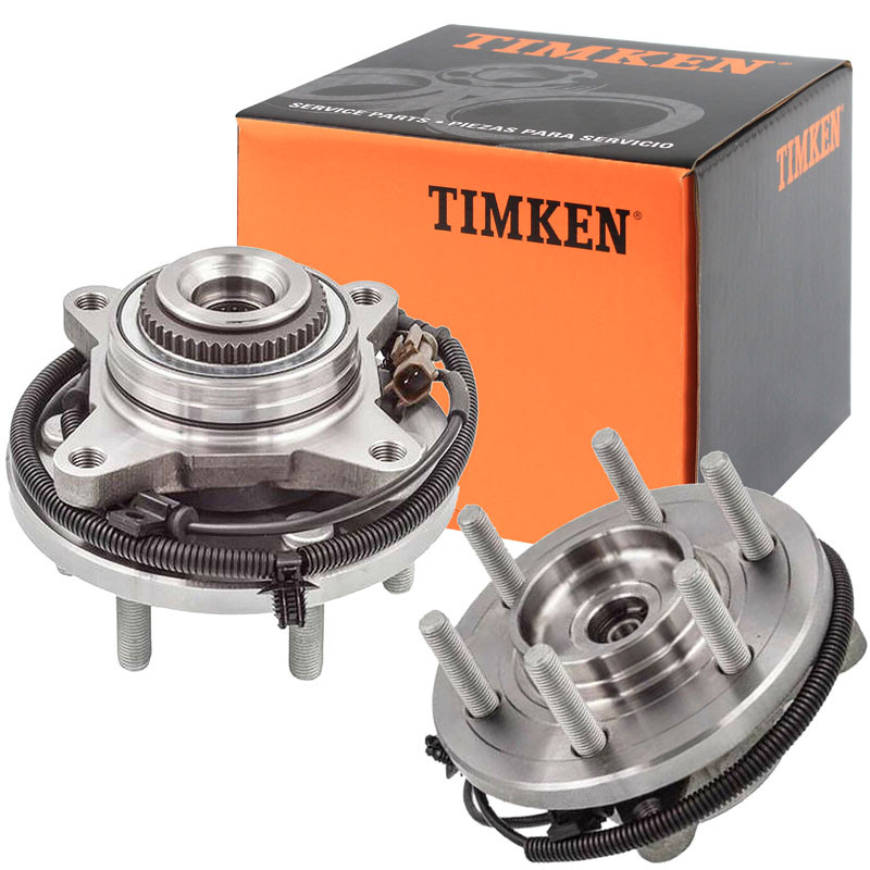 4WD TIMKEN Front Wheel Bearing Hub Assembly Pair For Ford F-150 2015-2017 6 Lugs