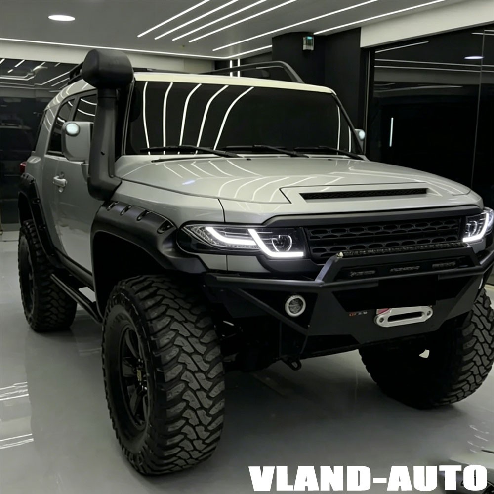 For 2007-2015 Toyota FJ Cruiser LED projector Headlights + grille assembly VLAND For 2007-2015 Toyota FJ Cruiser LED projector Headlights + grille assembly VLAND