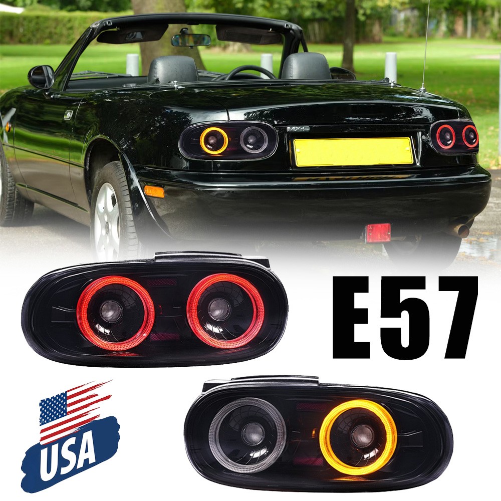 LED Tail Lights Rear Light w/Turn singal For Mazda Miata MX5 1989 1990-1997 NA