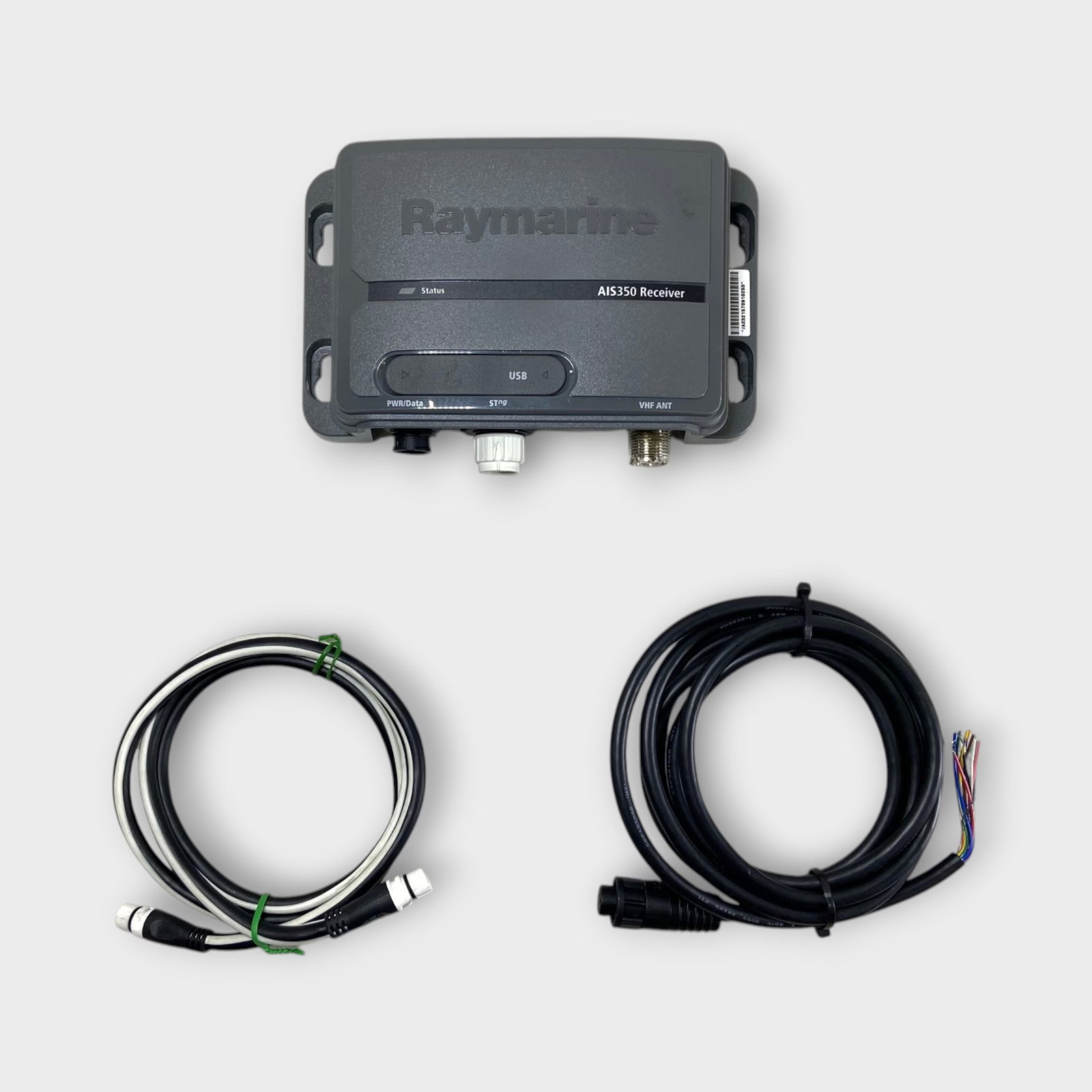 Raymarine - AIS350 - AIS Receiver W/ Cables - E32157 - TESTED/WORKING - SEE DESC